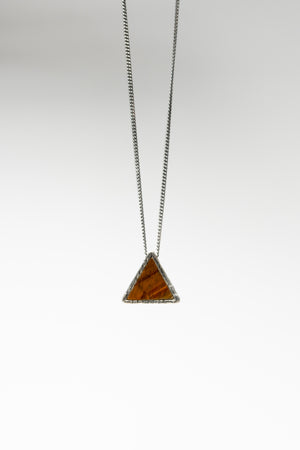 TIGER'S EYE FIRE TRIANGLE