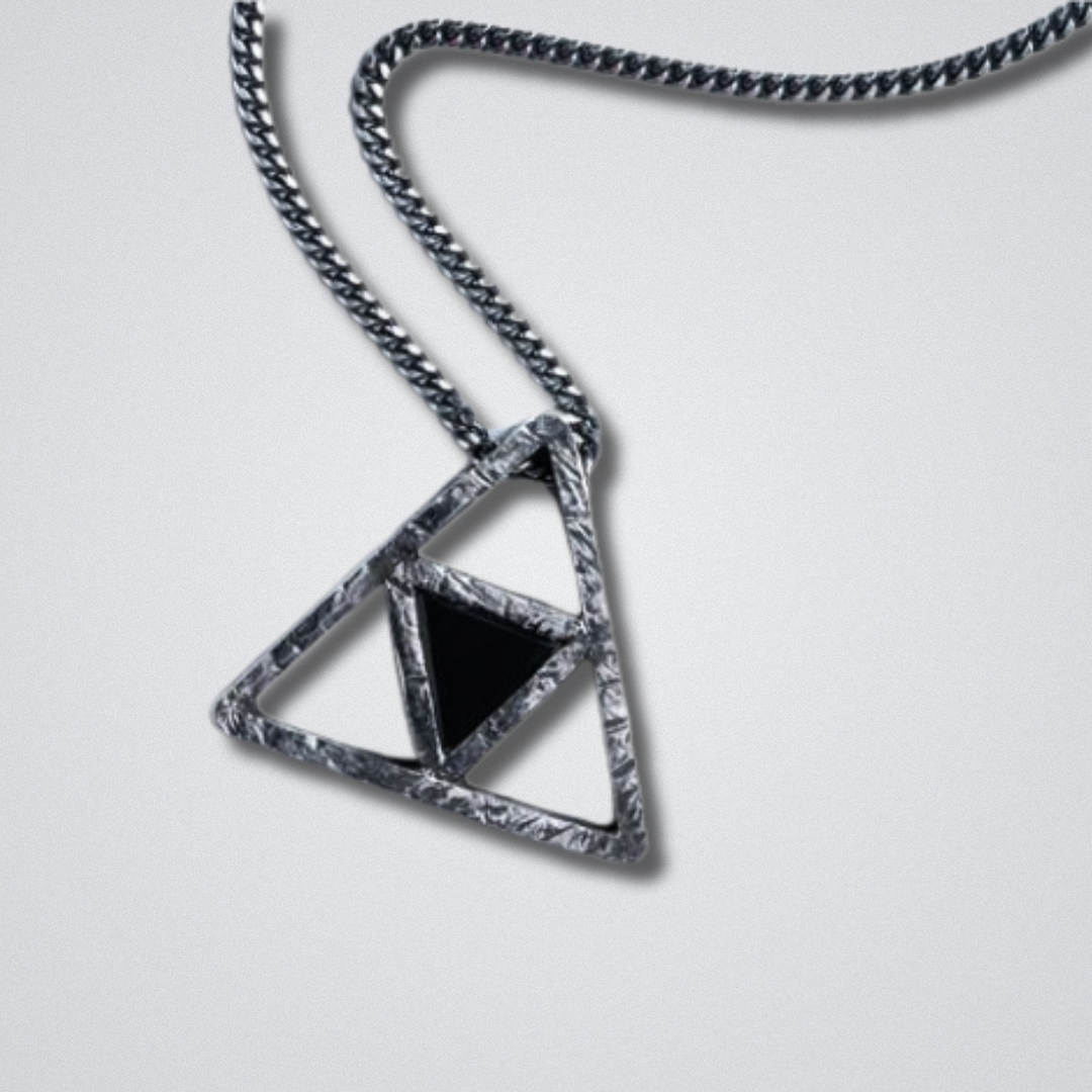 Black Obsidian Tetrahedron