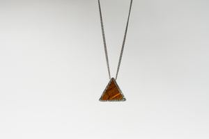 TIGER'S EYE FIRE TRIANGLE