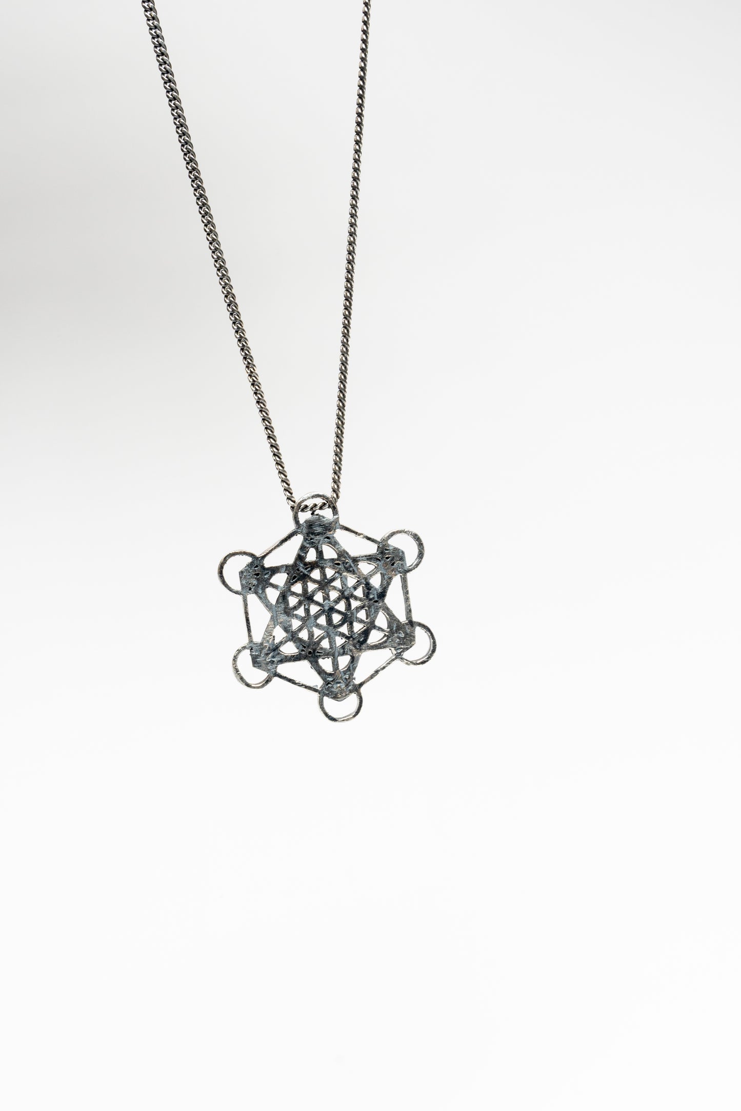 Silver Metatron Necklace