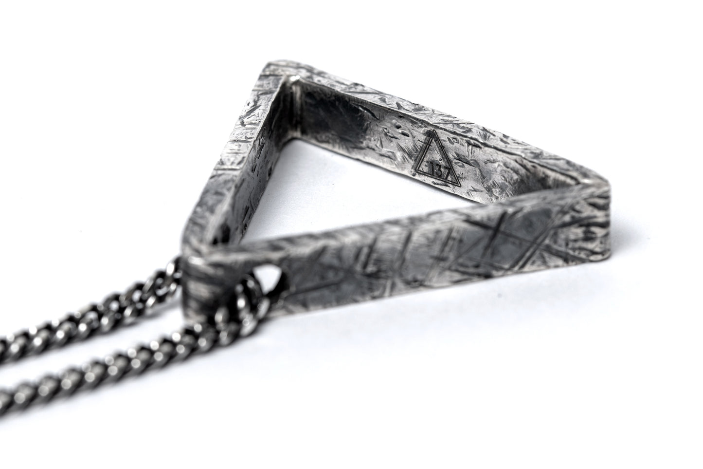 Fire Triangle Necklace