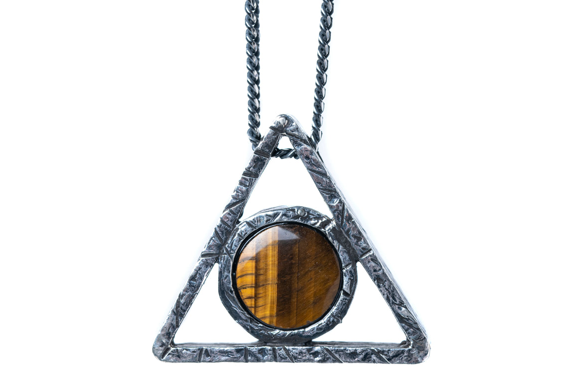 TIGER EYE COSMOS NECKLACE