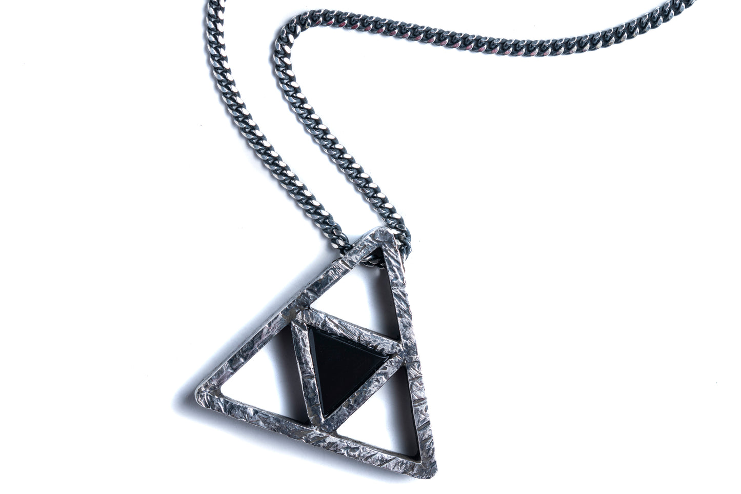 Black Obsidian Tetrahedron