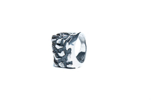 SILVER FLAMES RING