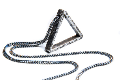 Fire Triangle Necklace