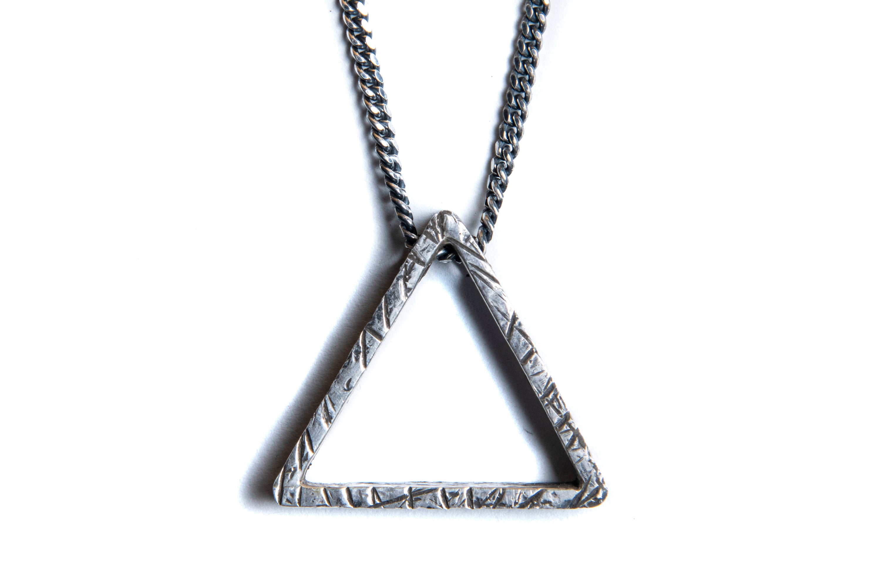 Gold,Rose gold And Silver Sterling Silver Designer triangle Pendant Minimal  Jewelry For Men at Rs 999/piece in Jaipur